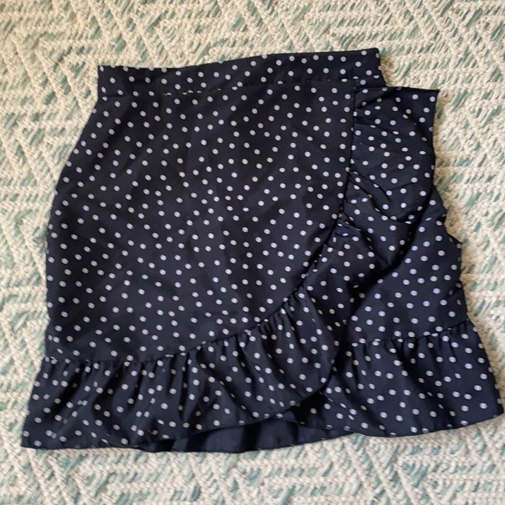 mini polka dot skirt